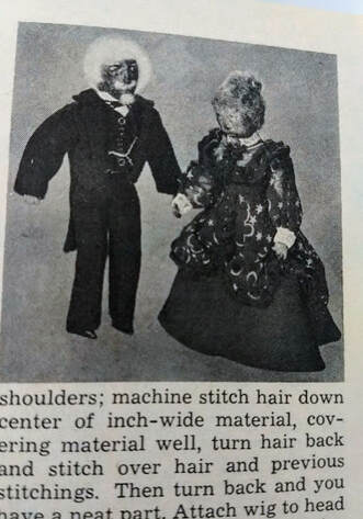Apple Head Dolls from November 1967 Workbasket Magazine